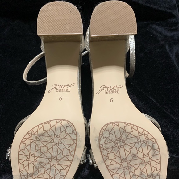 Badgley Mischka Giona Glittery Heel Size 6 - Picture 3 of 6